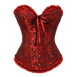Lady In Lace Genuine Corsets -Clothing Discount Store lady in lace genuine corsets black red l bra bustier corset corsetry fairy kei ddlg playground 869