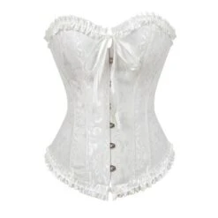 Lady In Lace Genuine Corsets -Clothing Discount Store lady in lace genuine corsets white 5xl bra bustier corset corsetry fairy kei ddlg playground 669