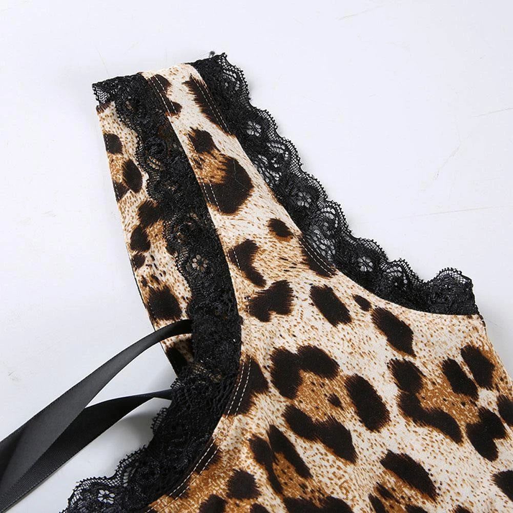 Leopard Lace Back Bodysuit 14 Leopard Lace Back Bodysuit - Image 12