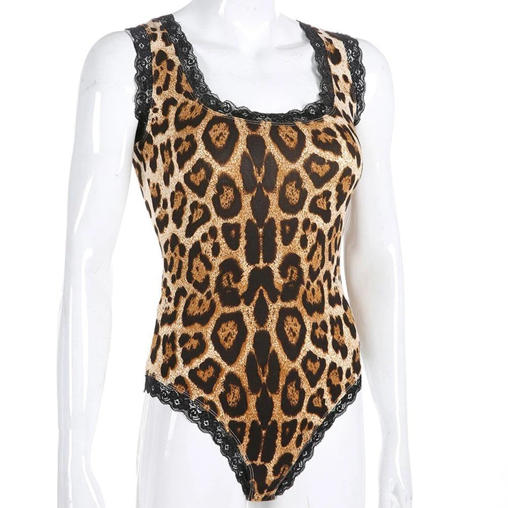Leopard Lace Back Bodysuit 8 Leopard Lace Back Bodysuit - Image 6