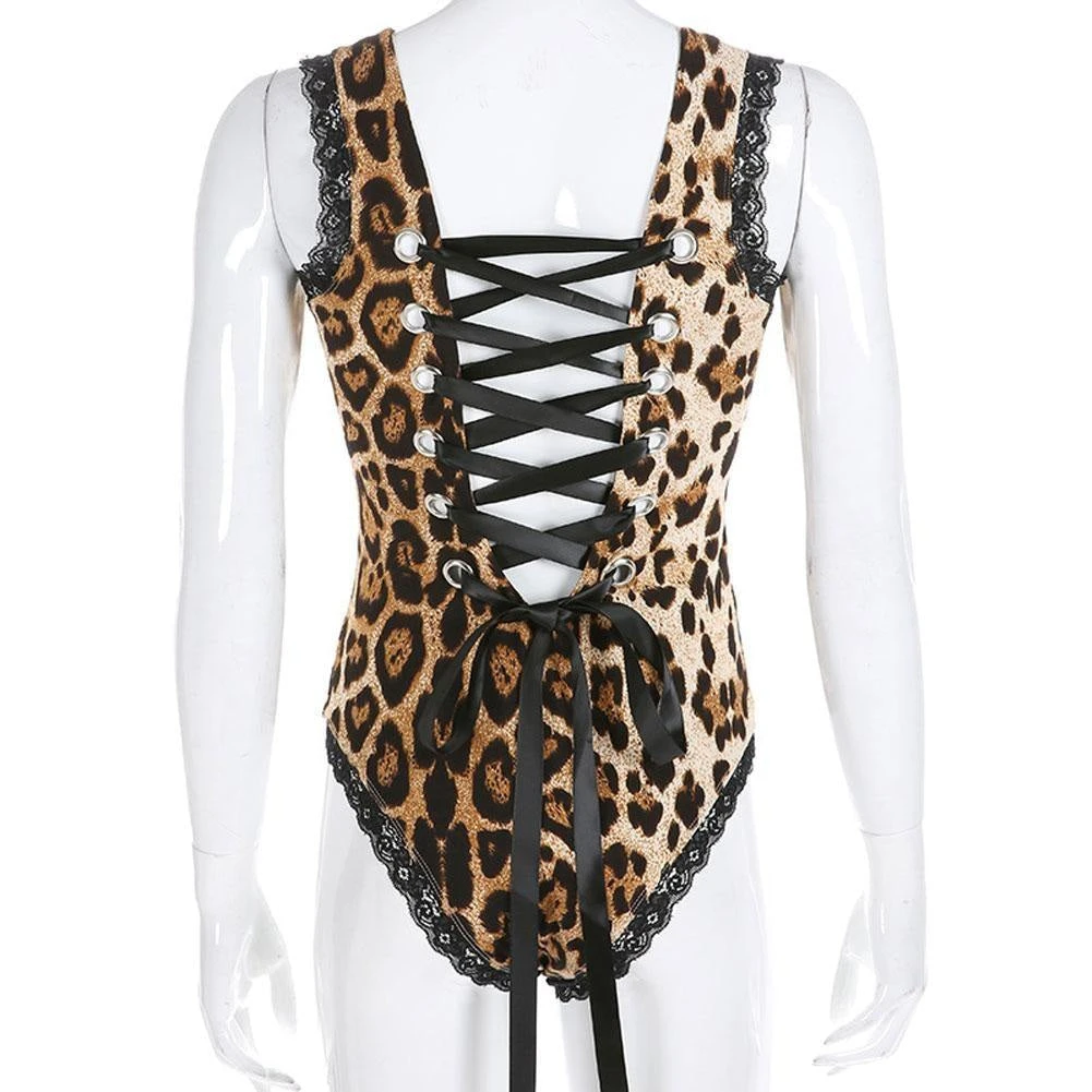 Leopard Lace Back Bodysuit 9 Leopard Lace Back Bodysuit - Image 7