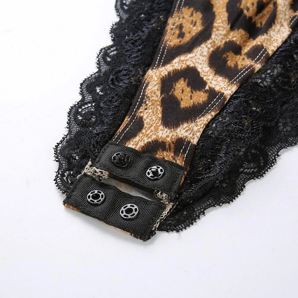 Leopard Lace Back Bodysuit 13 Leopard Lace Back Bodysuit - Image 11