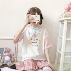 Little Bun Tee 30 Little Bun Tee -Clothing Discount Store little bun tee baby bunny blue bunnies bunny hoodie rabbit shirt kawaii babe 391
