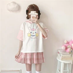 Little Bun Tee 31 Little Bun Tee -Clothing Discount Store little bun tee baby bunny blue bunnies bunny hoodie rabbit shirt kawaii babe 530