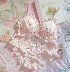 Little Paw Lingerie Set -Clothing Discount Store little paw lingerie set bra bras brasier intimates kitten underwear ddlg playground 219