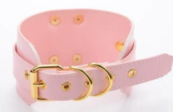 Locket O-Ring Collar -Clothing Discount Store locket o ring collar choker collar gold gold necklace heart locket choker kawaii babe 336