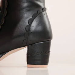 Bow Fur Knee High Boots -Clothing Discount Store lolita bow fur knee high boots booties footwear fashion style kawaii babe 530