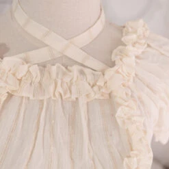 Cropped Ruffled Blouse -Clothing Discount Store lolita cropped blouse blouses crop tank shirt ddlg playground 564