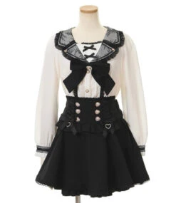 Ruffled Academia Suspender Skirt (Up To 4XL) -Clothing Discount Store lolita suspender skirt up to 4xl black s bloomer bloomers style overalls plus size suspenders kawaii babe 435