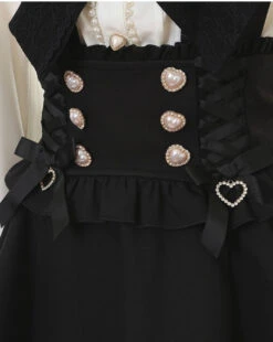 Ruffled Academia Suspender Skirt (Up To 4XL) -Clothing Discount Store lolita suspender skirt up to 4xl bloomer bloomers style overalls plus size suspenders kawaii babe 235