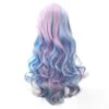 Long Cotton Candy Wig 1 Long Cotton Candy Wig -Clothing Discount Store long cotton candy wig curly hair fairy kei fake ddlg playground 542