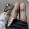 Lovecore Fishnets -Clothing Discount Store lovecore fishnets black fishnet hearts nylongs stockings kawaii babe 814