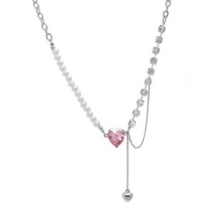 Lovecore Heart Necklaces -Clothing Discount Store lovecore heart necklaces bows choker heart hearts jeweled 215 30b4322c 219d 4663 92f2 bc5da7b7fd31