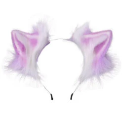 Luxurious Neko Ear Headband (10 Colors!) -Clothing Discount Store luxurious neko ear headband 10 colors lavender cat fox fox ears head band bands headbands kawaii babe 939