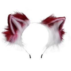 Luxurious Neko Ear Headband (10 Colors!) -Clothing Discount Store luxurious neko ear headband 10 colors marroon cat fox fox ears head band bands headbands kawaii babe 409