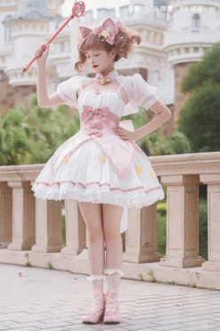 Magic Star Sakura Dress -Clothing Discount Store magic star sakura dress dresses lolita sweet kawaii babe 588