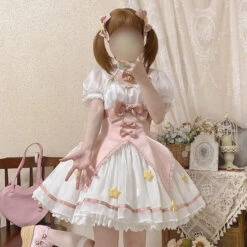 Magic Star Sakura Dress -Clothing Discount Store magic star sakura dress dresses lolita sweet kawaii babe 651