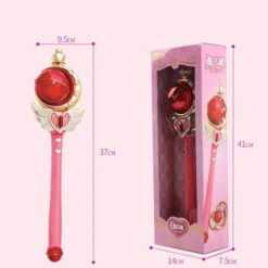 Magical Girl Light Up Wand -Clothing Discount Store magical girl light up wand heart wand magic magical girls mahou shoujo moon rods toy kawaii babe 956
