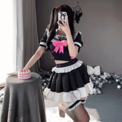 Maid Temptation Cosplay Set 14 Maid Temptation Cosplay Set -Clothing Discount Store maid temptation cosplay set cosplays costumes lingerie sets ddlg playground 386
