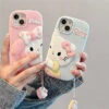 Matching Icons IPhone Case -Clothing Discount Store matching icons iphone case hello kitty iphone iphone 14 kawaii case melody case kawaii babe 496