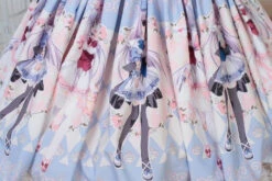 Milky Anime Print Skirt -Clothing Discount Store milky anime print skirt girl cosplay egl community fairy kei skirts kawaii babe 636