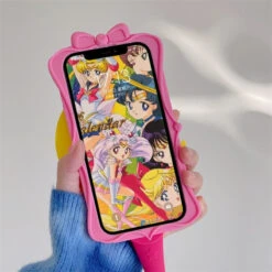 Moon Wand IPhone Case -Clothing Discount Store moon wand iphone case anime 14 cases magical girl phone kawaii babe 376