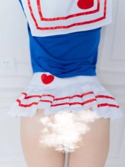 Navy Baby Cosplay -Clothing Discount Store navy baby cosplay beach cheerleader costume pleated skirt ddlg playground 220