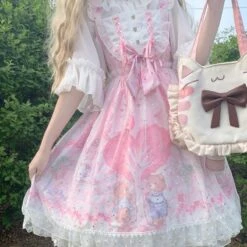 Neko Family Tree Dress -Clothing Discount Store neko family tree lolita dress bear bears cats girly jsk ddlg playground 223