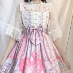 Neko Family Tree Dress -Clothing Discount Store neko family tree lolita dress bear bears cats girly jsk ddlg playground 339