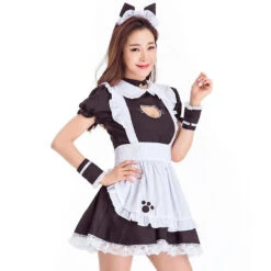 Neko Maid Cafe Cosplay -Clothing Discount Store neko maid cafe cosplay s cat cat ears cosplay costume dresses dress kawaii babe 854
