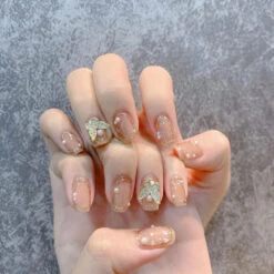 Ombre Gradient Press On Nails 36 Ombre Gradient Press On Nails -Clothing Discount Store ombre gradient press nails false press on gradients bows fairycore 357