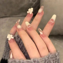 Ombre Gradient Press On Nails 25 Ombre Gradient Press On Nails -Clothing Discount Store ombre gradient press nails false press on gradients bows fairycore 777