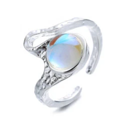 Opal Alien Rings -Clothing Discount Store opal alien rings opal set ethereal hammered jeweled jewelry 773