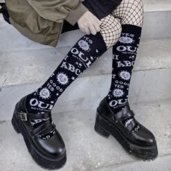 Oujia Stockings -Clothing Discount Store oujia stockings dark goth socks gothic occult ddlg playground 655
