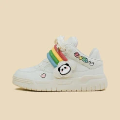 Panda Pride Sneakers -Clothing Discount Store panda pride sneakers footwear gay lace up panda panda bear shoes kawaii babe 632