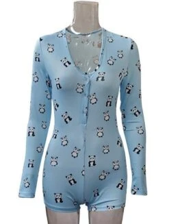 Panda Sleeper -Clothing Discount Store panda sleeper bodysuit bodysuits jammies onesie onesies ddlg playground 119