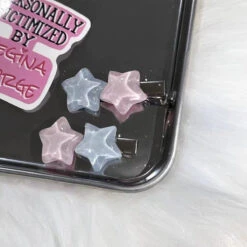 Pastel Candy Star Hair Clips -Clothing Discount Store pastel candy star hair clips pins claws candy fairy kei gummy 143