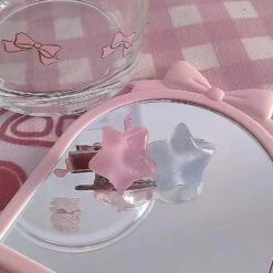 Pastel Candy Star Hair Clips