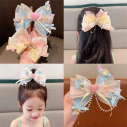 Pastel Decora Hair Bows 14 Pastel Decora Hair Bows -Clothing Discount Store pastel decora hair bows pins claws clips kawaii aesthetic bows 476