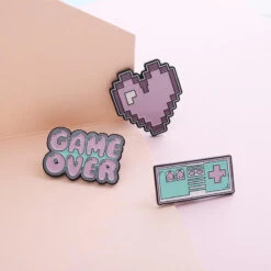 Pastel Gamer Enamel Pins 18 Pastel Gamer Enamel Pins -Clothing Discount Store pastel gamer enamel pins badge controller enamel pin pins fairy kei pin kawaii babe 632