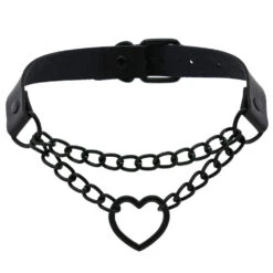 Pastel Goth Heart Choker 20 Pastel Goth Heart Choker -Clothing Discount Store pastel goth heart choker black coat collar cute ddlg playground 711
