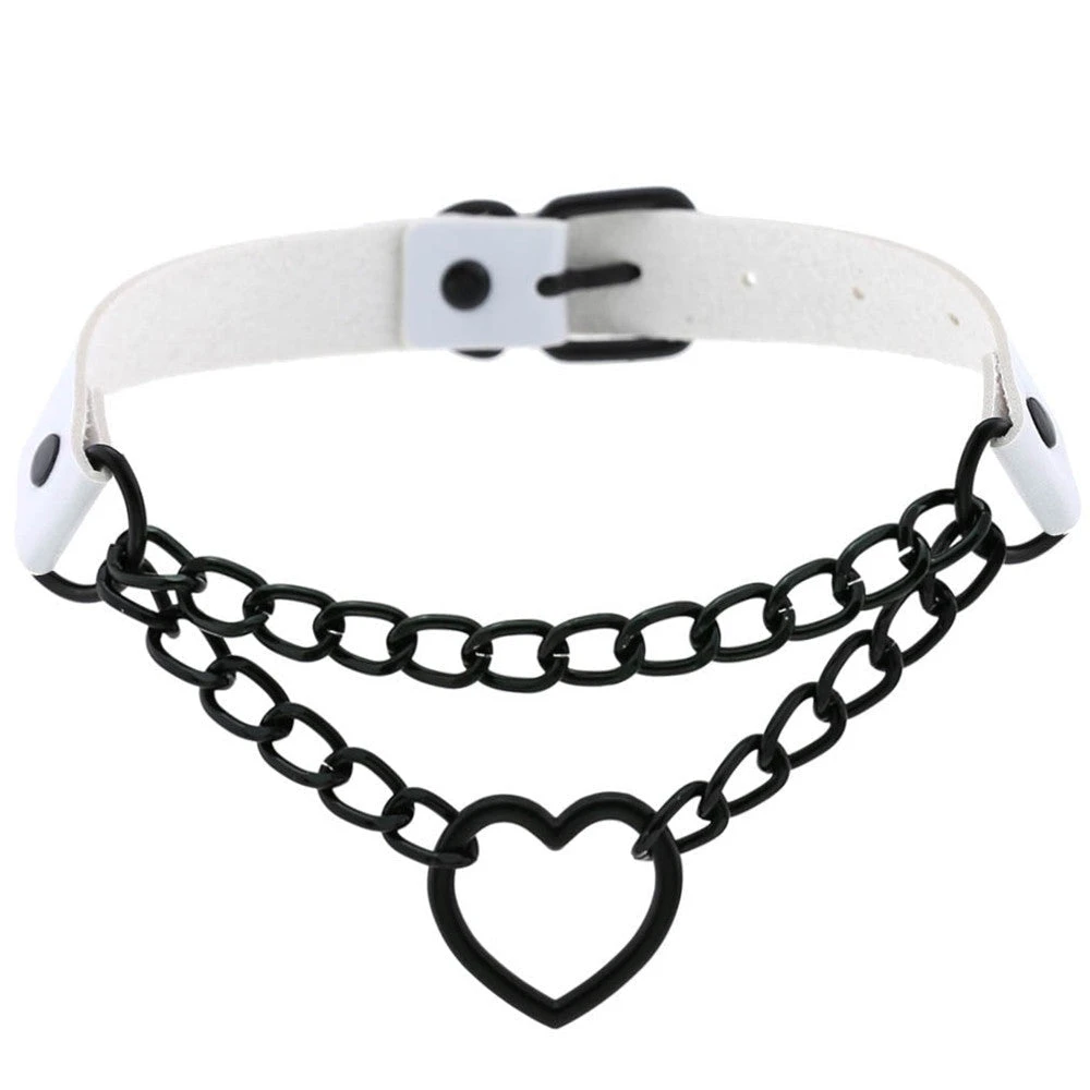 Pastel Goth Heart Choker 6 Pastel Goth Heart Choker - Image 4