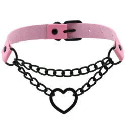Pastel Goth Heart Choker 18 Pastel Goth Heart Choker -Clothing Discount Store pastel goth heart choker pink coat collar cute ddlg playground 578