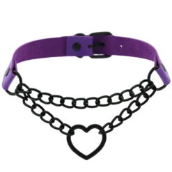 Pastel Goth Heart Choker 16 Pastel Goth Heart Choker -Clothing Discount Store pastel goth heart choker purple coat collar cute ddlg playground 304