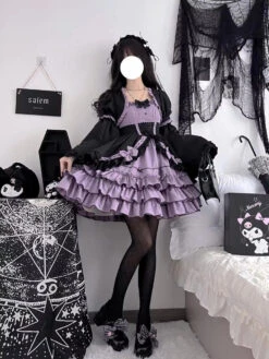 Pastel Goth Maiden Dress 14 Pastel Goth Maiden Dress -Clothing Discount Store pastel goth maiden dress dresses bows goth gothic kawaii lavender 551