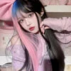 Pastel Goth Peekaboo Wig