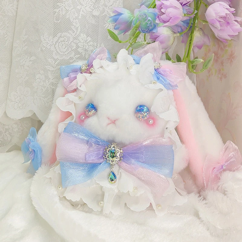 Pastel Princess Bunny Plush Bag 5 Pastel Princess Bunny Plush Bag - Image 3