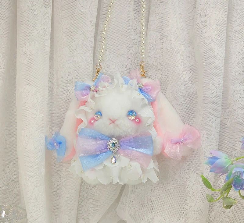Pastel Princess Bunny Plush Bag 4 Pastel Princess Bunny Plush Bag - Image 2