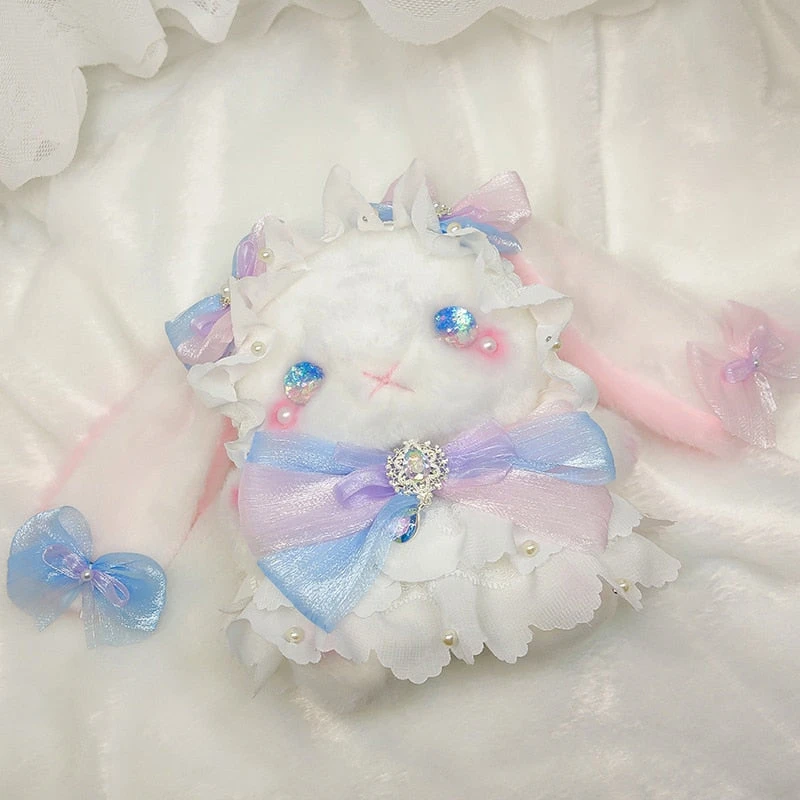 Pastel Princess Bunny Plush Bag 7 Pastel Princess Bunny Plush Bag - Image 5