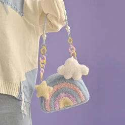 Pastel Rainbow Cloud Purse 16 Pastel Rainbow Cloud Purse -Clothing Discount Store pastel rainbow cloud purse bags handbag handbags pride purses kawaii babe 558